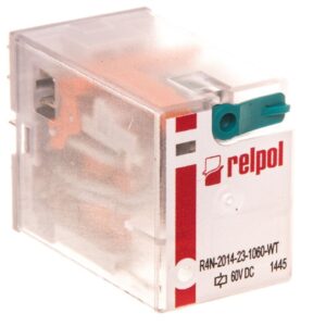 Przekaźnik przemysłowy 4P 60V DC AgNi R4N-2014-23-1060-WT - obrazek 1