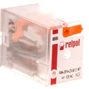 Przekaźnik przemysłowy 4P 12V AC AgNi R4N-2014-23-5012-WT - obrazek 1