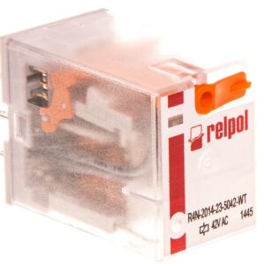 Przekaźnik przemysłowy 4P 42V AC AgNi R4N-2014-23-5042-WT 860674 - obrazek 1