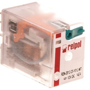 Przekaźnik przemysłowy 2P 12V DC AgNi R2N-2012-23-1012-WT 860939 - obrazek 1