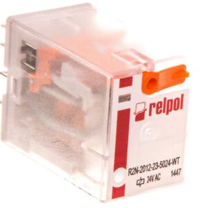 Przekaźnik przemysłowy 2P 24V AC AgNi R2N-2012-23-5024-WT 860940 - obrazek 1