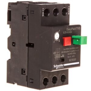 Wyłącznik silnikowy 3P 0,09kW 0,25-0,4A EasyTeSys Power, napęd przyciskowy, zaciski skrzynkowe GZ1E03 - obrazek 1