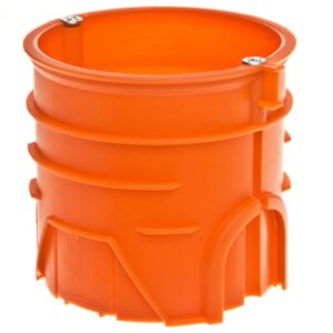 Puszka podtynkowa do łączenia fi 60mm głęboka z wkrętami ZZ60DFw 33267008 /50szt./ - obrazek 1