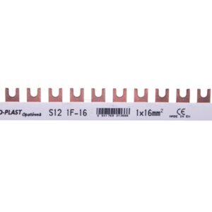 Szyna łączeniowa 1P 80A 16mm2 widełkowa (12 mod.) 1F S12 1F-10 45.121 - obrazek 1
