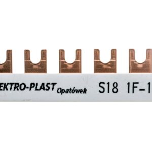 Szyna łączeniowa 1P 80A 16mm2 widełkowa (18 mod.) 1F S18 1F-10 45.181 - obrazek 1