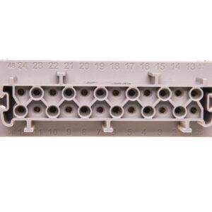 Wklad złącza 24P+PE żeński 16A 500V EPIC H-BE 24 BS 10197100 - obrazek 1