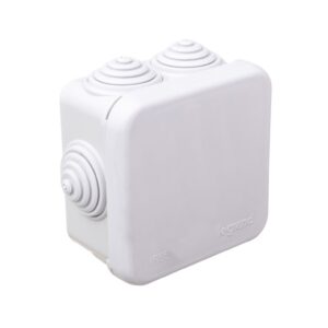 Plexo55 Puszka natynkowa odgałęźna 65x65x40mm szary IP55 092005 - obrazek 1