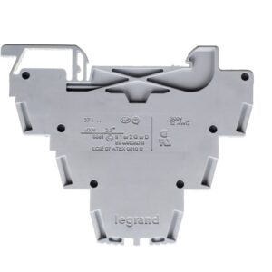 Złączka szynowa 3-piętrowa 2,5mm2 szara Viking 037151 - obrazek 1