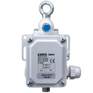 Wyłącznik cięgnowy /STOP/ 1Z+1R 120N z przyciskiem kasującym P2L131312 - obrazek 1
