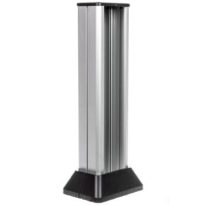 Simon Connect Minikolumna ALC jednostronna 4xK45 anodyzowane aluminium/ szary grafit ALC312/8/14 - obrazek 1