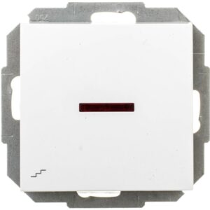 Sentia Łącznik schodowy 10A z podświetleniem biały 1425-10 - obrazek 1