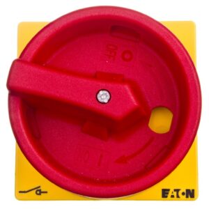 Pokrętło żółto-czerwone na kłódkę do T0, T3 i P1 SVB-T0 057892 - obrazek 1
