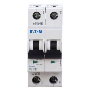 Wyłącznik nadprądowy 2P C 3A 15kA AC FAZ C3/2 278750 - obrazek 1