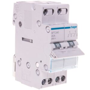 Przełącznik modułowy I-0-II 40A 2P SFT240 - obrazek 1