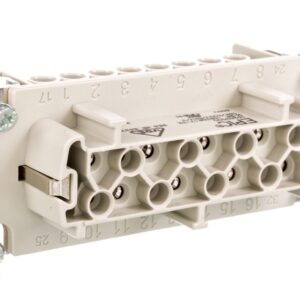 Wkład złącza 16P+PE żeński 16A 500V EPIC H-BE 16 BS 10203000 - obrazek 1
