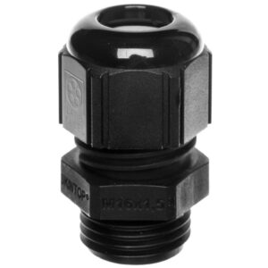 Dławnica kablowa poliamidowa M16 IP68 SKINTOP STR-M 16x1,5 czarna 53111310 - obrazek 1