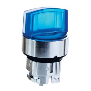 Napęd przełącznika 3 położeniowy niebieski z podświetleniem bez samopowrotu ZB4BK1363 - obrazek 1