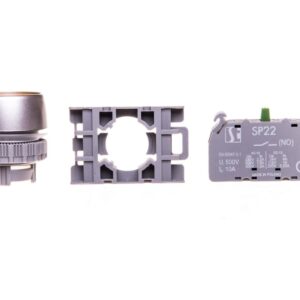 Przycisk sterowniczy 22mm żółty z samopowrotem 1Z SP22-KG-10. - obrazek 1