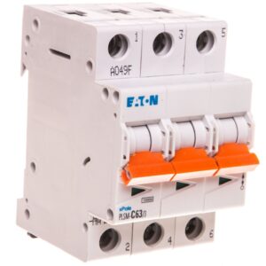 Wyłącznik nadprądowy 3P C 63A 10kA AC PLSM-C63/3-MW 242480 - obrazek 1