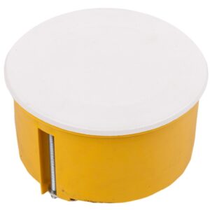 Puszka podtynkowa 70mm regips żółta z pokrywą PO-70F 0204-0N /40szt/ - obrazek 1