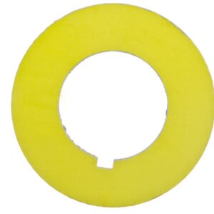 Tabliczka opisowa żółta okrągła fi42 bez nadruku ST22-4509P01 - obrazek 1