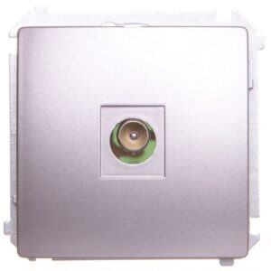 Simon Basic Gniazdo antenowe pojedyncze końcowe stal inox /zastępuje BMAK1.01/ BMAK3.01/21 - obrazek 1