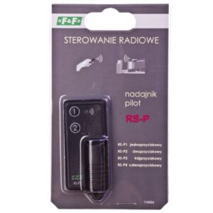 Pilot dwuprzyciskowy 12V A23 868MHz 30m czarny RS-P2 - obrazek 1