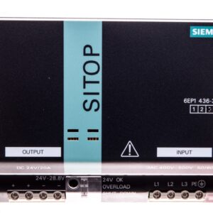 Zasilacz impulsowy SITOP Modular wej.320-550V AC wyj. 24VDC 20A ATEX EX II 6EP1436-3BA00 - obrazek 1
