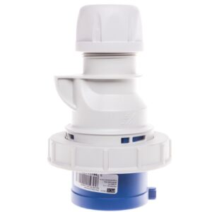 Wtyczka przenośna 32A 5P 230V niebieska IP67 SHARK 0252-9v - obrazek 1