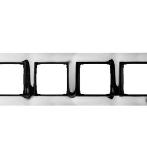 Simon 54 Premium Ramka poczwórna metalowa chrom DR4/63 - obrazek 1