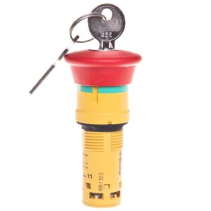 Przycisk bezpieczeństwa 22mm 2R IP65 klucz XB7NS9444 - obrazek 1