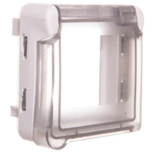 PLEXO55 Adapter M45 antybakteryjny z klapką biały 070725 - obrazek 1