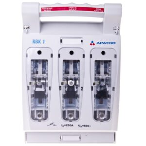 Rozłącznik izolacyjny bezpiecznikowy 250A RBK 1 /zaciski mostkowe 50-185mm2/ 63-811779-011 - obrazek 1