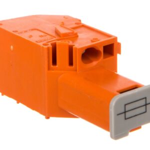 Złączka bezpiecznikowa do transformatorów oznaczniki WTB 4mm2 szara 6,35x32mm 711-404 /100szt./ - obrazek 1