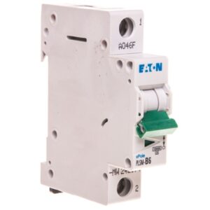 Wyłącznik nadprądowy 1P B 6A 10kA AC PLSM-B6-MW 242174 - obrazek 1