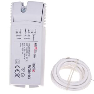 Wyłącznik dotykowy 230V AC 300W do dotykowego załączania/wyłączania oświetlenia WDN-03 LDX10000053 - obrazek 1