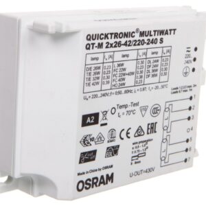 Statecznik elektroniczny (SE) do świetlówek jednotrzonkowych QT-M 2x26-42/220-240 4008321110022 - obrazek 1