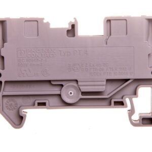 Złączka zaciskowa/szynowa 2-przewodowa 0,2-6mm2 szara PT 4 3211757 - obrazek 1