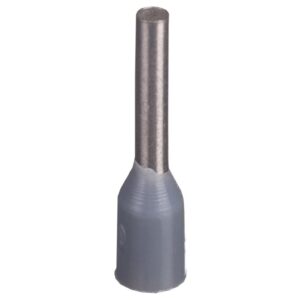 Końcówka tulejkowa izolowana TI 0,75mm2/8mm szara cynowana TI0,75L8x500 /500szt./ - obrazek 1