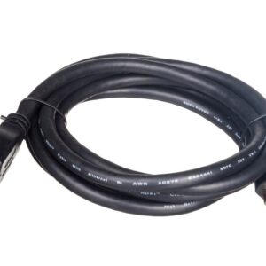 Kabel przedłużający HDMI Highspeed 1.4 z Eth. GOLD Typ HDMI A/HDMI A, M/Ż czarny 2m AK-330201-020-S - obrazek 1