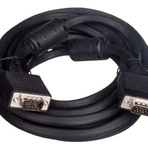 Kabel połączeniowy SVGA Typ DSUB15/DSUB15, M/M czarny 5m AK-310103-050-S - obrazek 1