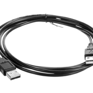 Kabel połączeniowy USB 2.0 Typ USB A/USB A, M/M czarny 1,8m AK-300100-018-S - obrazek 1