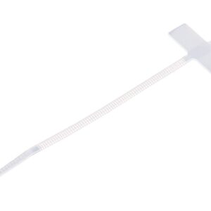 Opaska kablowa z tabliczką opisową 100x2,5 biała BMT52100E / 52100ME /100szt./ - obrazek 1