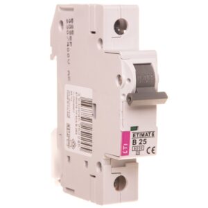 Wyłącznik nadprądowy 1P B 25A 6kA AC ETIMAT 6 002111518 - obrazek 1