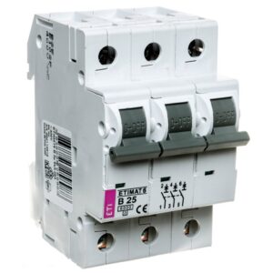 Wyłącznik nadprądowy 3P B 25A 6kA AC ETIMAT 6 002115518 - obrazek 1