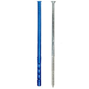 Kołek ramowy fi10 z wkrętem krzyżowym 10x200 R-FF1-N-10L200 /25szt./ - obrazek 1