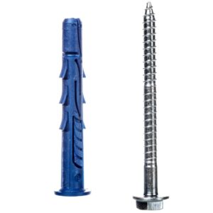 Kołek ramowy poliamidowy Rawlplug fi10 z łbem sześciokątnym 10x80 R-FF1-N-10K080 /50szt./ - obrazek 1