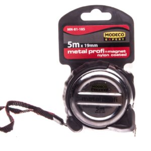 MIARA ZWIJANA 5mX19mm METAL PROFI + MAGNES MN-81-185 - obrazek 1