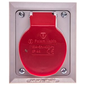 Gniazdo izolacyjne skośne p/t 16A 400V 4P IP44 2627-420 - obrazek 1