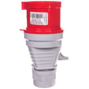 Wtyczka izolacyjna przenośna 32A 400V 5P IP44 /szybkozłączne/ 3648-326 - obrazek 1